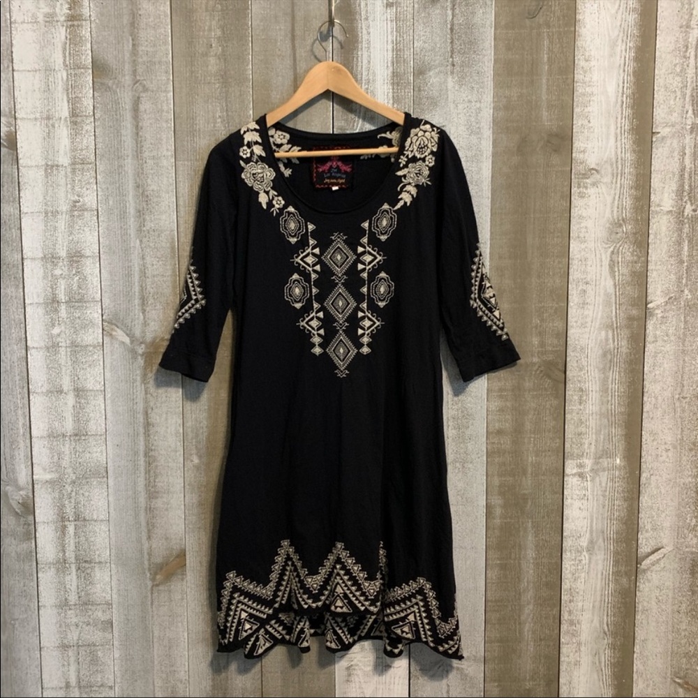 Johnny was beautiful black quarter sleeve dress